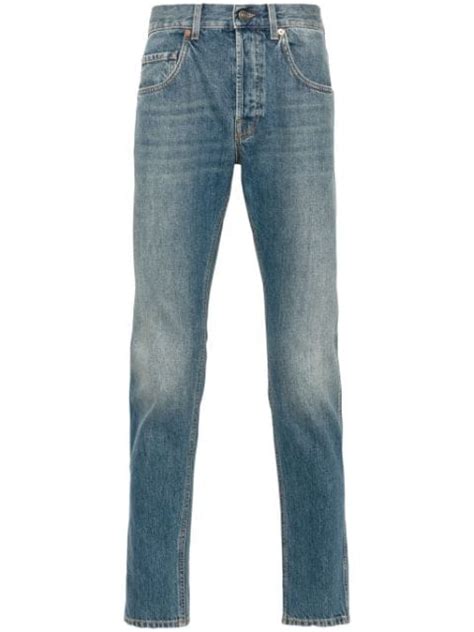 gucci low rise jeans|Gucci tapered jeans.